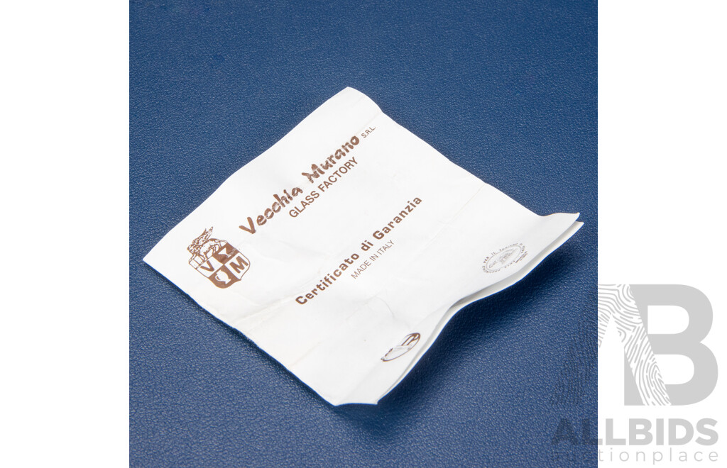 Vecchia Murano Decanter with Six Tumblers