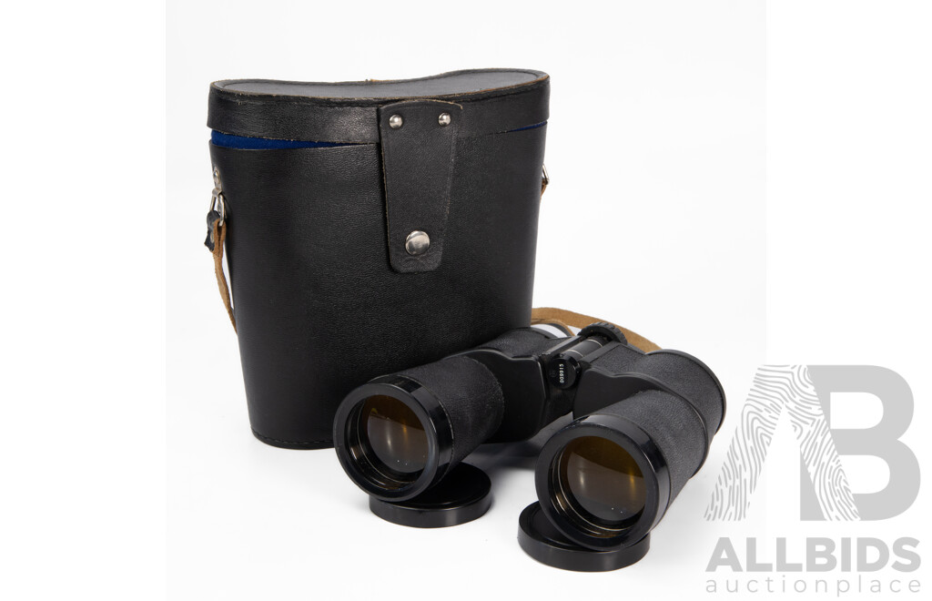 Pair of Tento Cased Binoculars, USSR