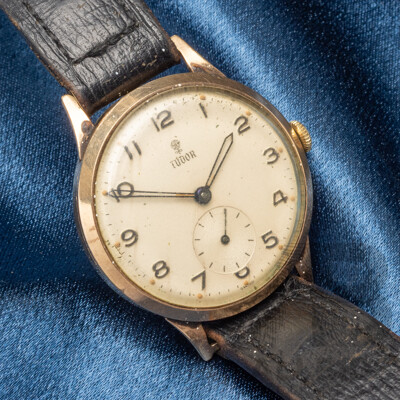 Vintage 9ct Yellow Gold Tudor Swiss Made Wristwatch - 26.55gms