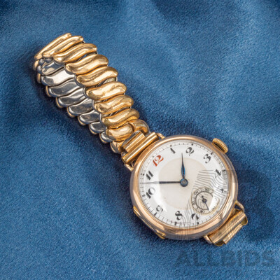 Vintage Ladies' 9ct Gold Hunter Case 17 Jewels Manual Wind Watch. Serial - 206501