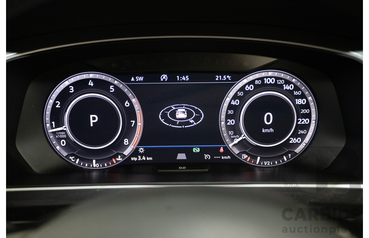 10/2017 Volkswagen Tiguan 110 TSI Comfortline 5NA MY18 4D Wagon Deep Black Pearl Turbo 1.4L