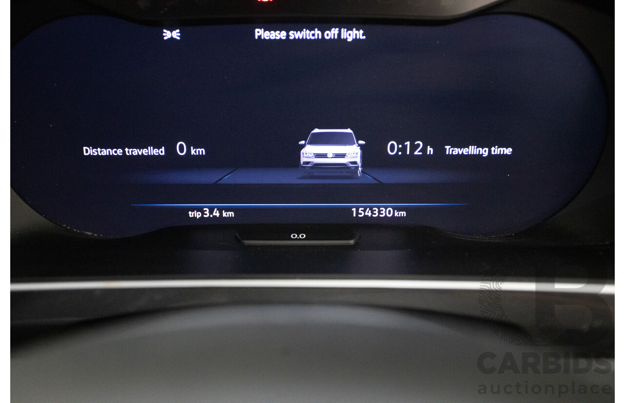 10/2017 Volkswagen Tiguan 110 TSI Comfortline 5NA MY18 4D Wagon Deep Black Pearl Turbo 1.4L