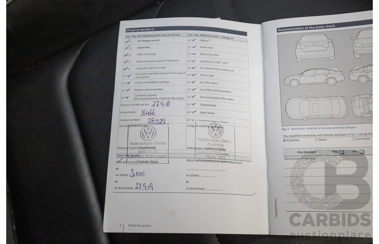 10/2017 Volkswagen Tiguan 110 TSI Comfortline 5NA MY18 4D Wagon Deep Black Pearl Turbo 1.4L