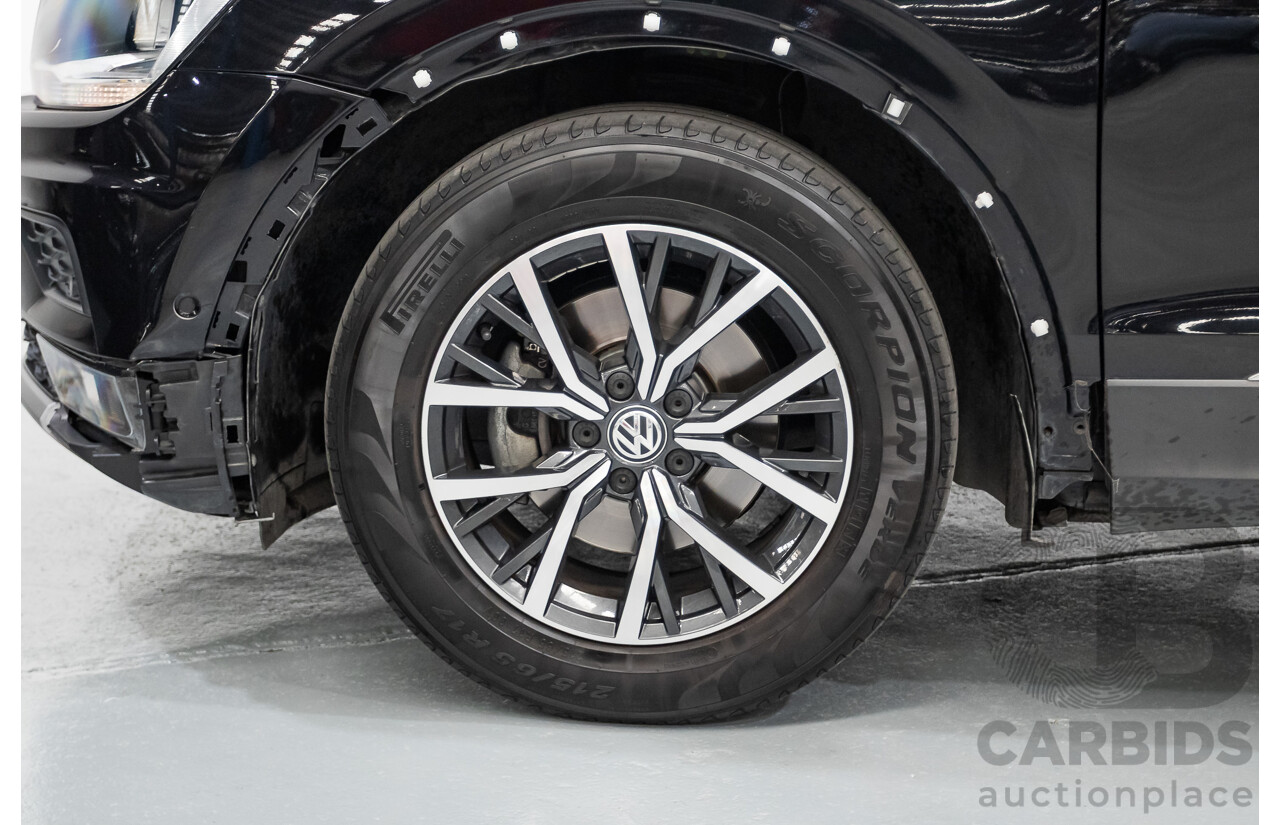 10/2017 Volkswagen Tiguan 110 TSI Comfortline 5NA MY18 4D Wagon Deep Black Pearl Turbo 1.4L