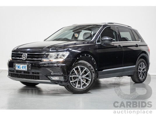10/2017 Volkswagen Tiguan 110 TSI Comfortline 5NA MY18 4D Wagon Deep Black Pearl Turbo 1.4L