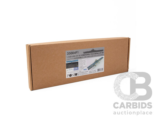 Trumpeter Model U.S Aircraft Carrier CV-10 Yorktown 1944 with Pontos Detail Up Set - 1:350 Scale