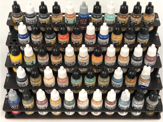 1662553 · Assorted Hobby Paint - 5 Tier Rack