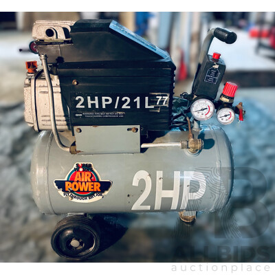 SUPERWORKS 2HP 21L Air Compressor