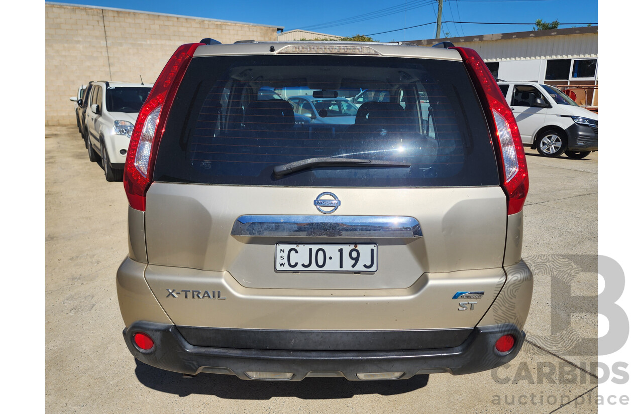 5/2011 Nissan X-Trail ST (fwd) T31 MY11 4d Wagon Gold 2.0L