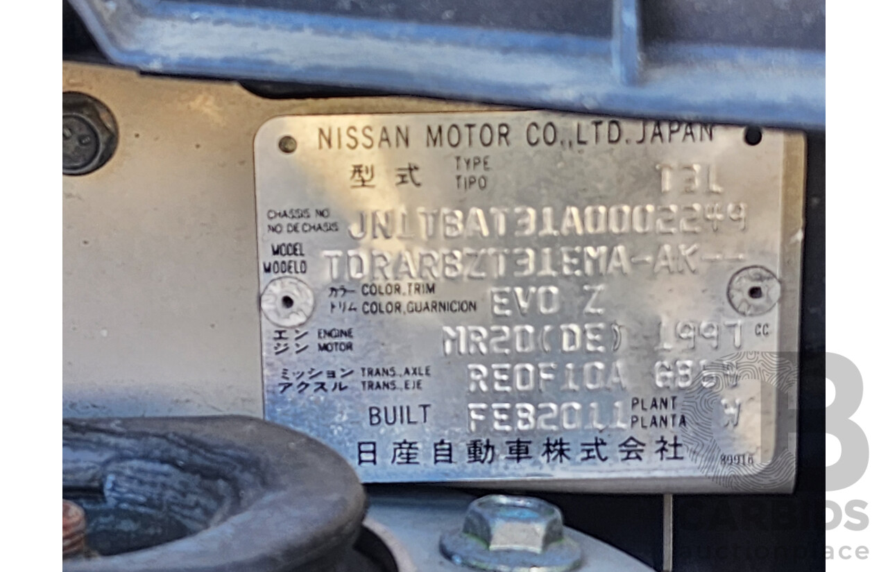 5/2011 Nissan X-Trail ST (fwd) T31 MY11 4d Wagon Gold 2.0L