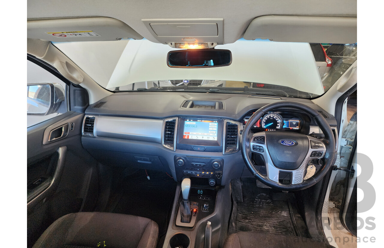 12/2016 Ford Ranger XLT 3.2 (4x4) PX MKII Dual Cab Utility White 3.2L