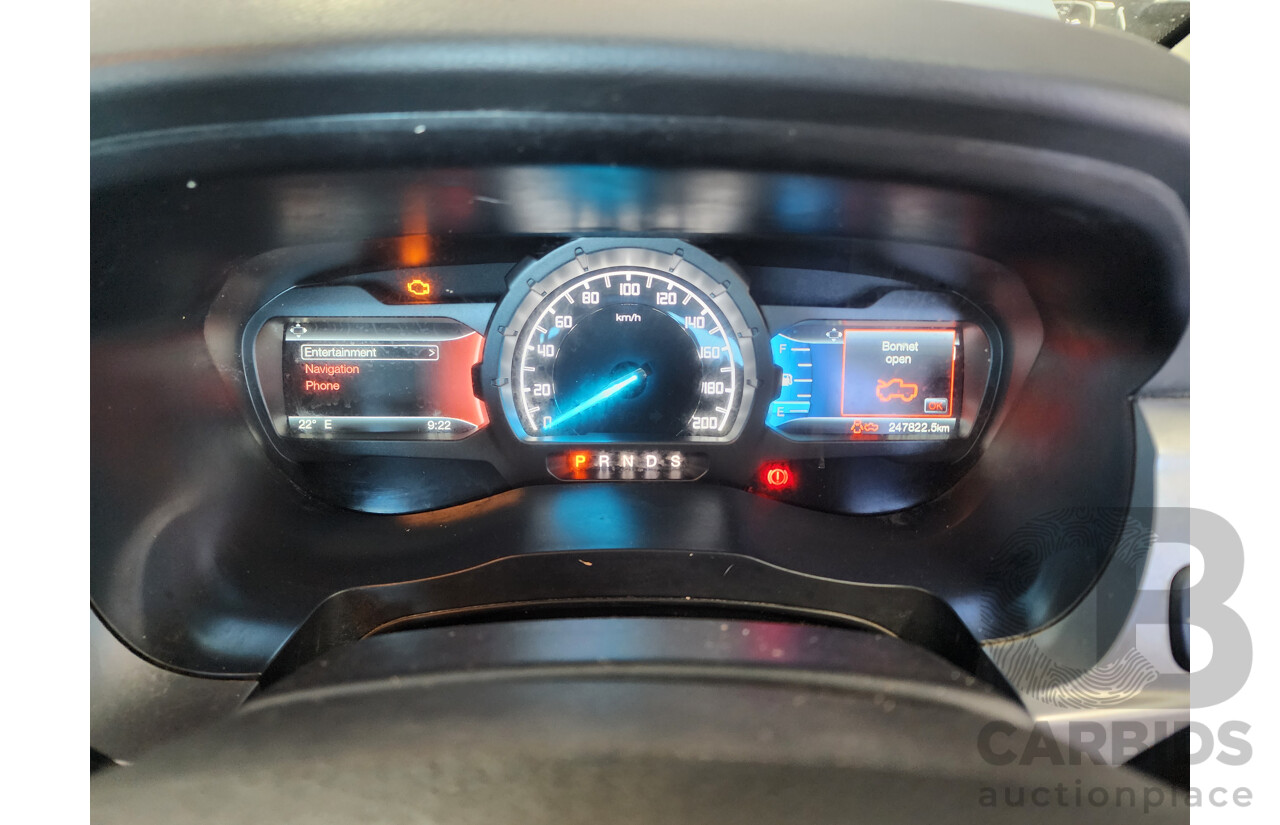 12/2016 Ford Ranger XLT 3.2 (4x4) PX MKII Dual Cab Utility White 3.2L