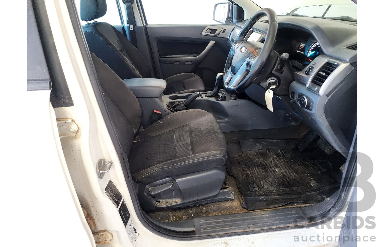 12/2016 Ford Ranger XLT 3.2 (4x4) PX MKII Dual Cab Utility White 3.2L