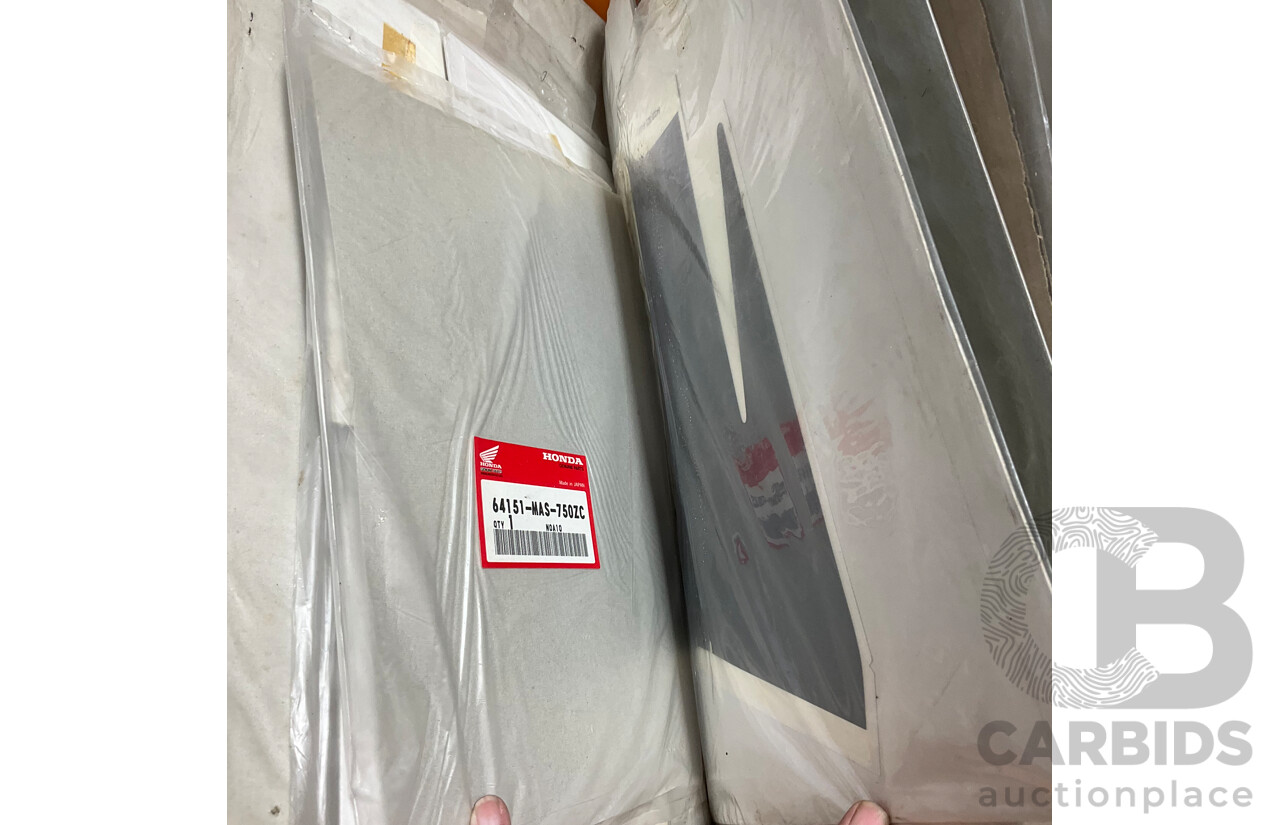 Assorted Motorbikes Spare Parts  and Stickers for Honda, Yamaha and Aftermaket Brands