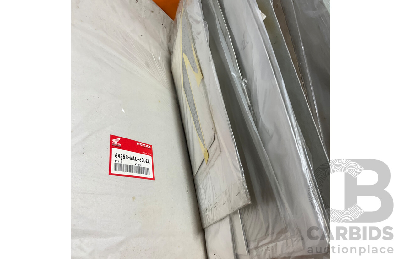 Assorted Motorbikes Spare Parts  and Stickers for Honda, Yamaha and Aftermaket Brands