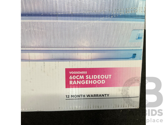 1661432 · VIALI 60cm Slideout Rangehood