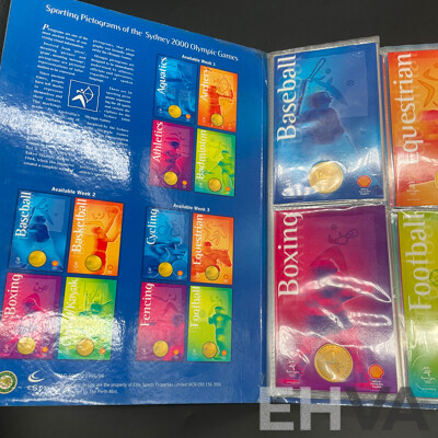 Set of 25 Shell Sydney 2000 Olympic Games Sporting Pictograms