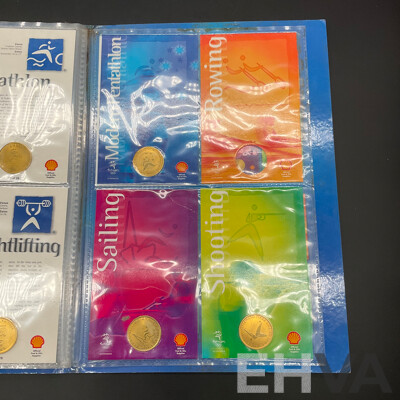Set of 25 Shell Sydney 2000 Olympic Games Sporting Pictograms