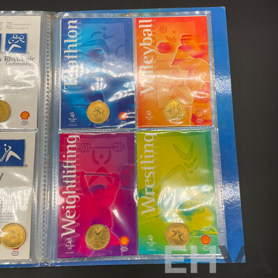 Set of 25 Shell Sydney 2000 Olympic Games Sporting Pictograms