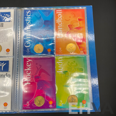 Set of 25 Shell Sydney 2000 Olympic Games Sporting Pictograms