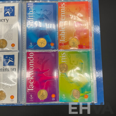 Set of 25 Shell Sydney 2000 Olympic Games Sporting Pictograms