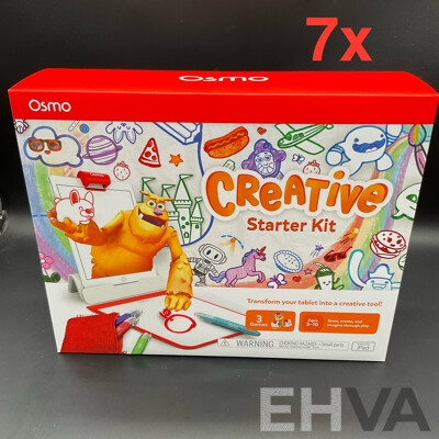 OSMO Creative Starter Kit for Ipad, Drawing & Problem Solving - Lot of 7