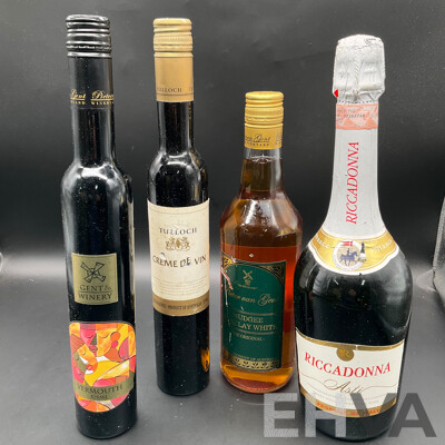 Collection of Wines, Including Riccadonna Asti, Mudgee Pipeclay White, Gent & Co. Winery and Tulloch - Lot of 4