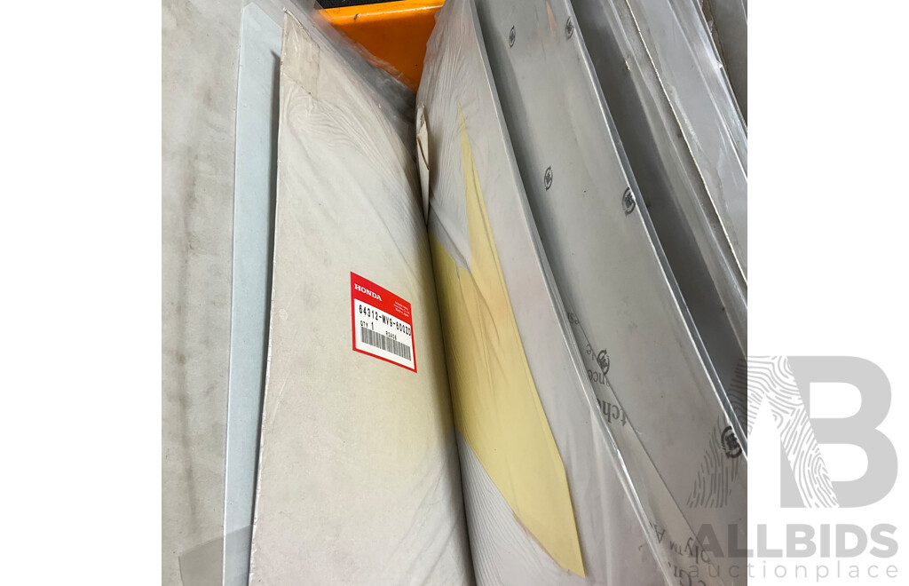 Assorted Motorbikes Spare Parts  and Stickers for Honda, Yamaha and Aftermaket Brands