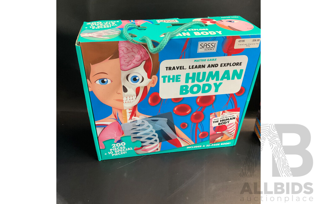 Thoma's & Friends First Book & Giant Puzzle & the Human Body Puzzle & Green Plumber Guy Costume and More