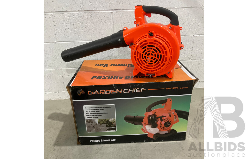RYOBI Lawn Mower and GARDEN CHIEF Blower