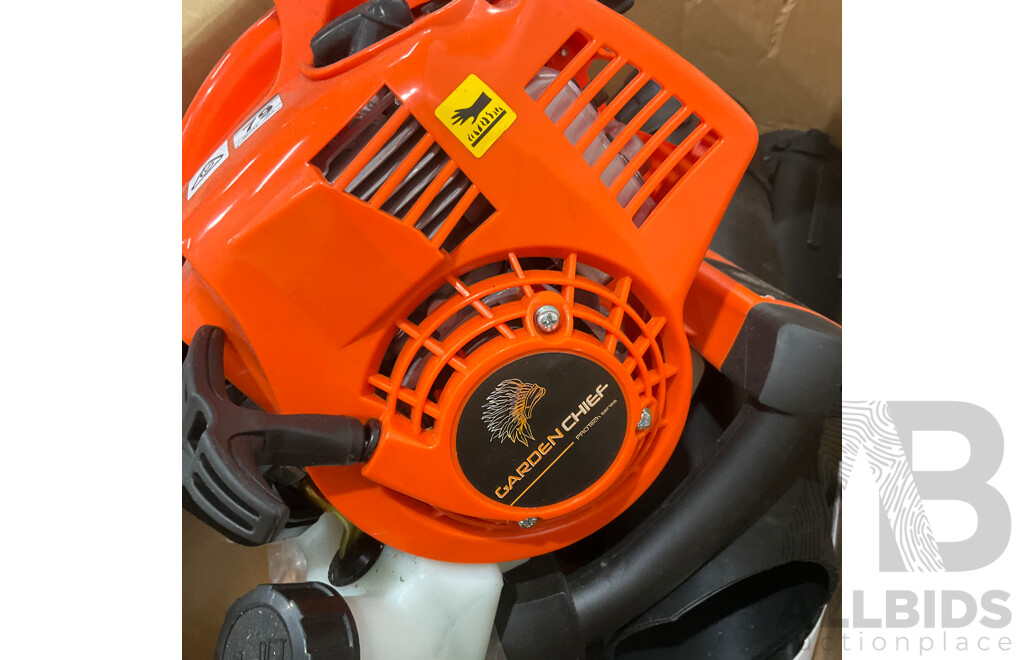 RYOBI Lawn Mower and GARDEN CHIEF Blower