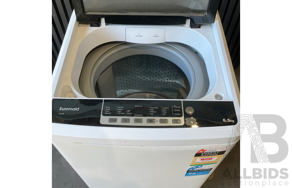 EUROMAID (HTL65) 6.5kg Top Load Washing Machine