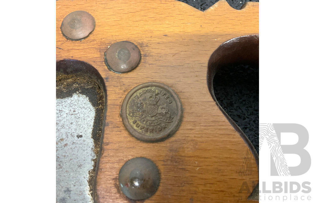 Six Vintage Hand Saws, Including Henry Disston & Son, Spear & Jackson, W. Marples & Sons and Others