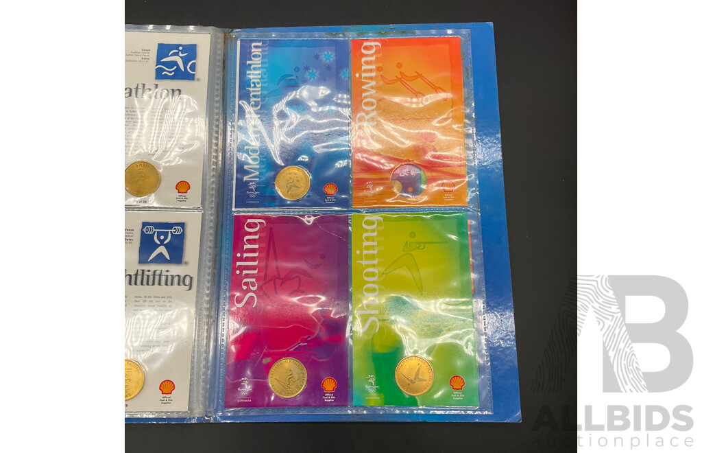 Set of 25 Shell Sydney 2000 Olympic Games Sporting Pictograms