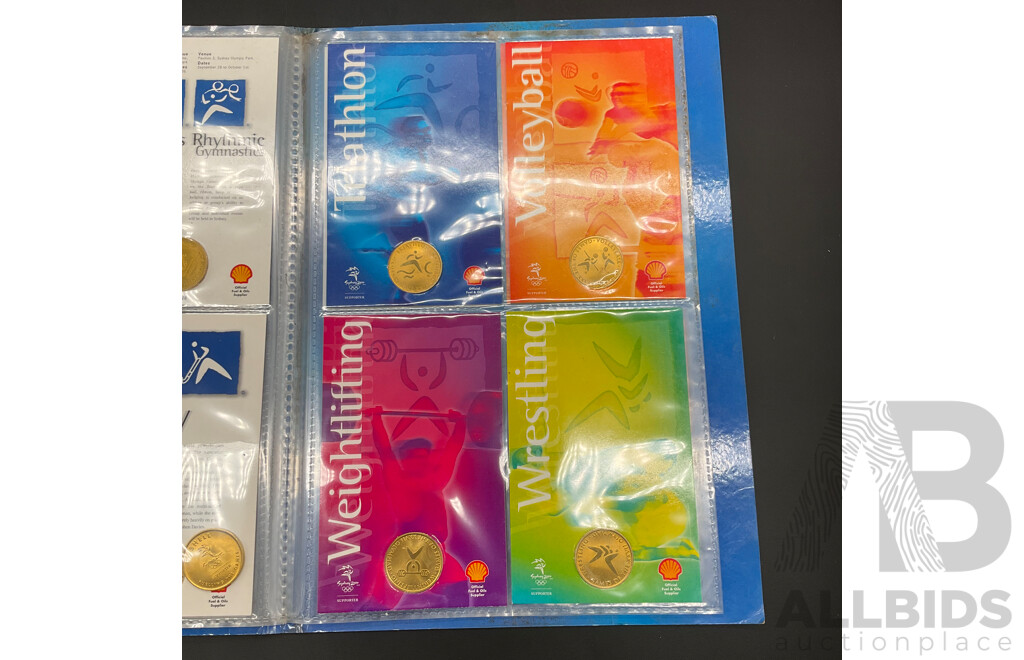 Set of 25 Shell Sydney 2000 Olympic Games Sporting Pictograms