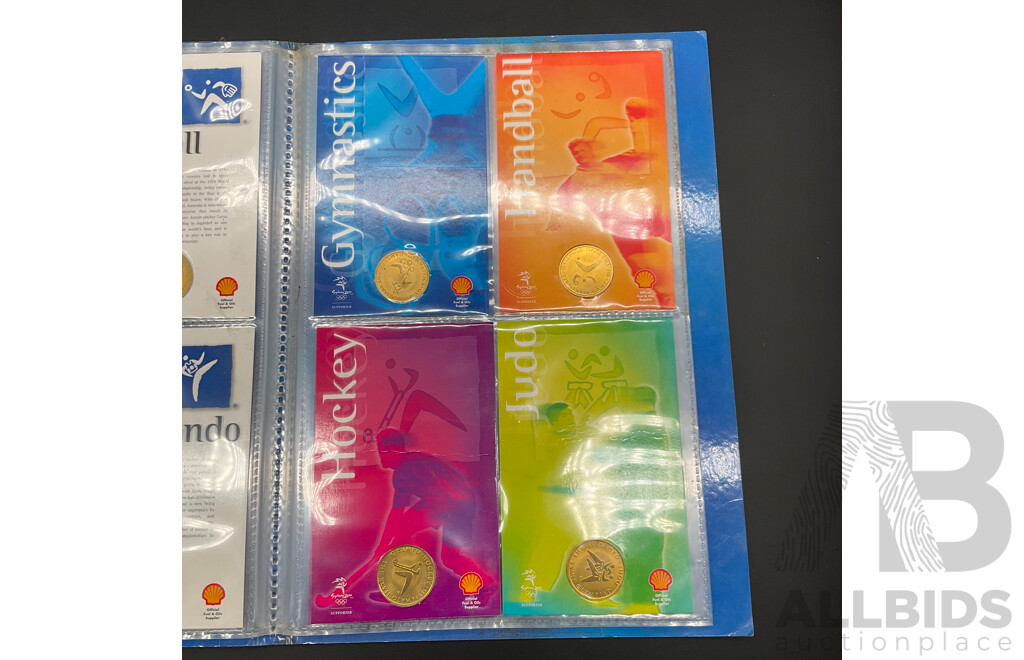 Set of 25 Shell Sydney 2000 Olympic Games Sporting Pictograms