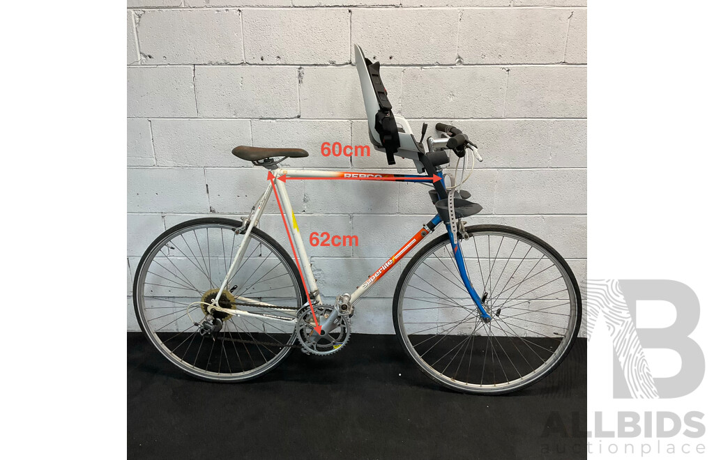 REPCO Performance Series Superlite Road Bike with HAMAX Child Seat