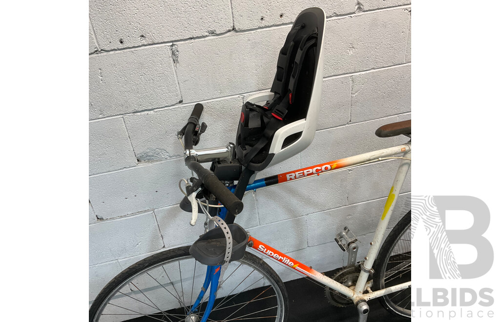 REPCO Performance Series Superlite Road Bike with HAMAX Child Seat