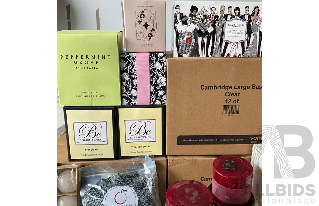 Huge Collection of Various Candle Products