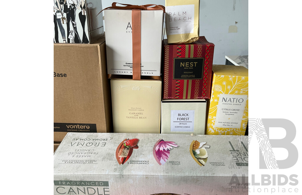 Huge Collection of Various Candle Products