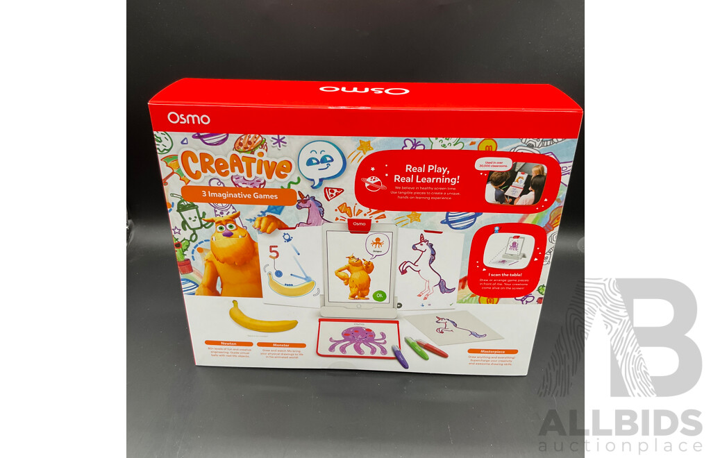 OSMO Creative Starter Kit for Ipad, Drawing & Problem Solving - Lot of 7