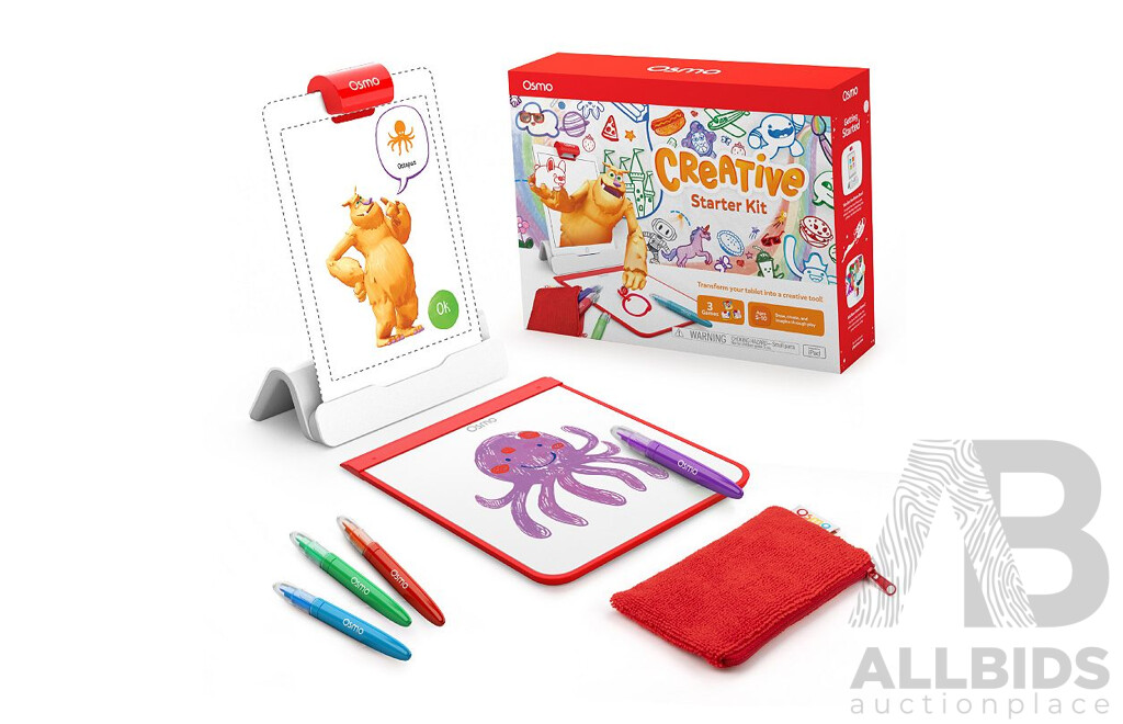 OSMO Creative Starter Kit for Ipad, Drawing & Problem Solving - Lot of 7