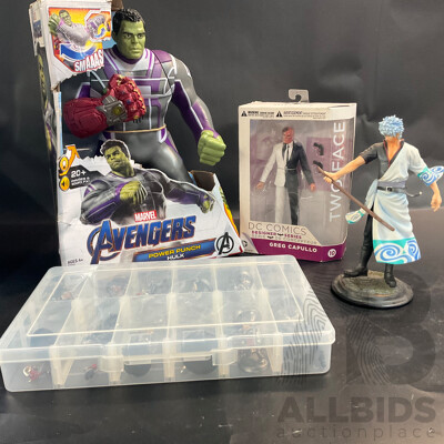 Avengers Power Punch Hulk & DC Comics Greg Capullo & Gintoki Sakata Statue & Assorted Games Workshop Miniatures