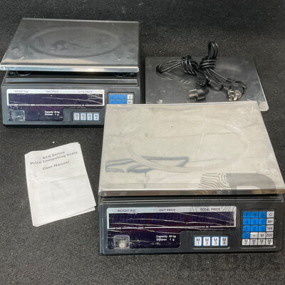 ACS Series Price Computing Scale - Lot of 2