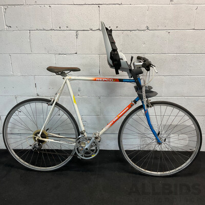 REPCO Performance Series Superlite Road Bike with HAMAX Child Seat