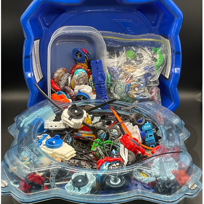 Huge Beyblade Bundle, Including Many BeyBlades and Two Battle Stadiums