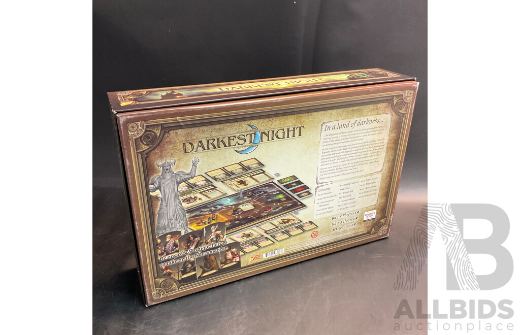 Darkest Night Second Edition & Call of Cthulhu Starter Set & Nemo's War   Borad Game - Lot of 3