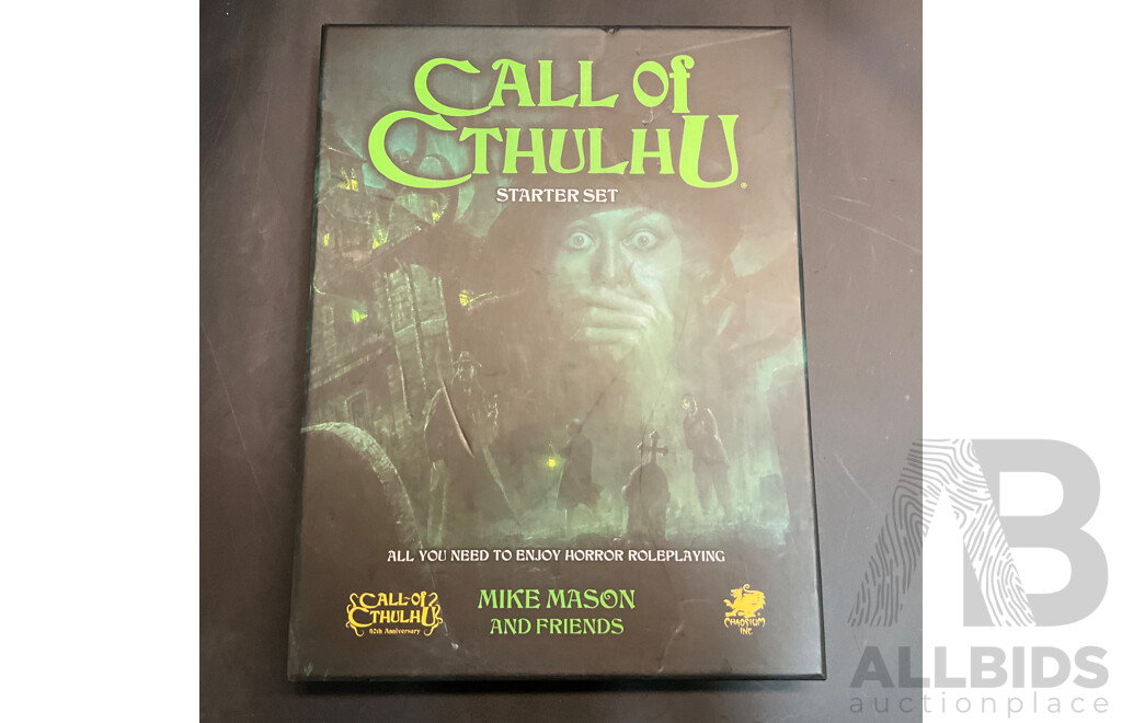 Darkest Night Second Edition & Call of Cthulhu Starter Set & Nemo's War   Borad Game - Lot of 3