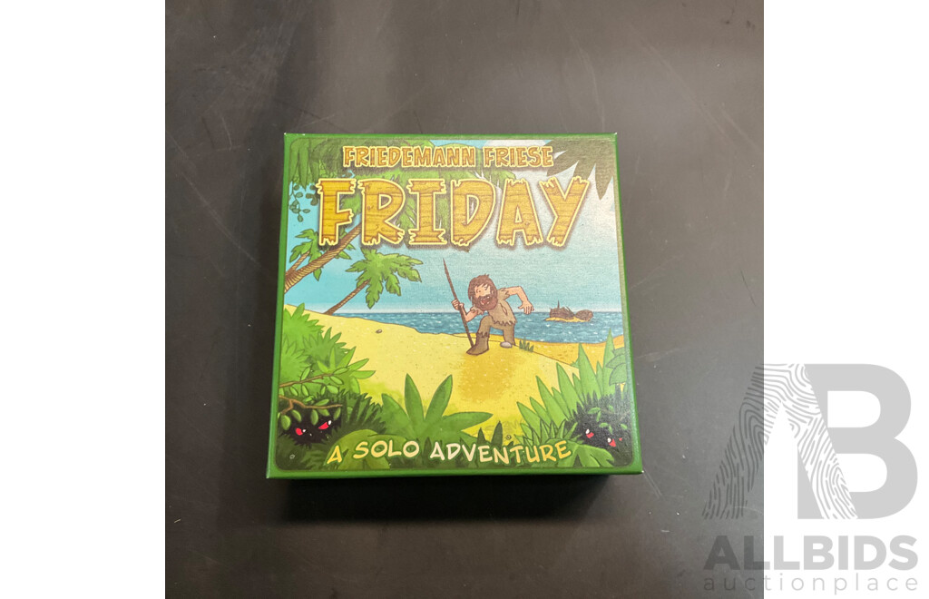 Assorted Board Games Include Invincible: the Hero-Building Game, Bot Factory, Star Tycoon, and More - Lot of 6