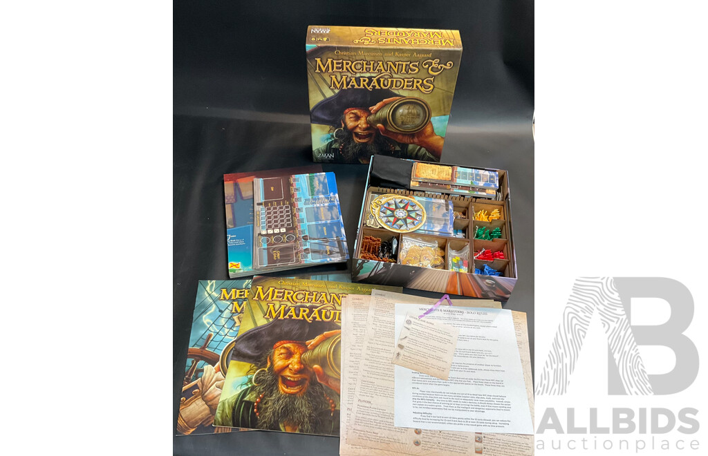 Merchants & Marauders, Dawn of the Zeds, and Ghost Stories Board Games - Lot of 3